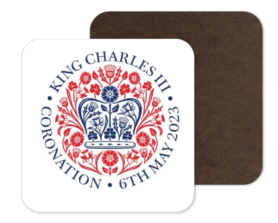 Coronation Emblem Coasters Set Of 4