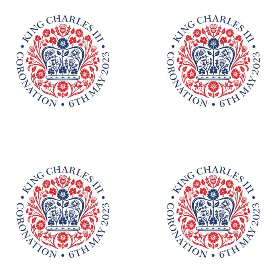 Coronation Emblem Coasters Set Of 4