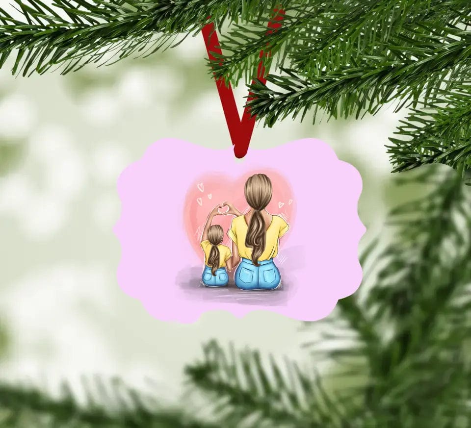 Mother & Child Christmas Ornament