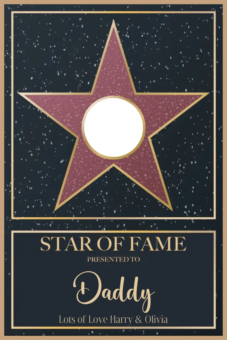 Star of Fame Framed Print