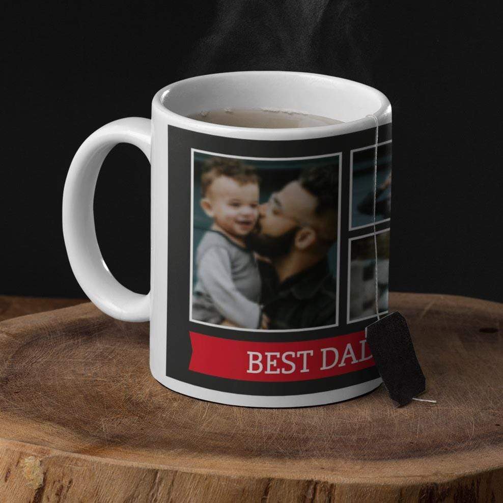 6 Photo Personalised Mug
