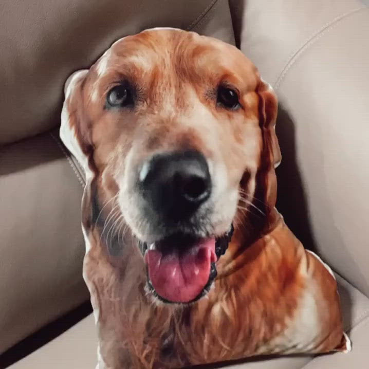 Personalised Dog Shaped Cushion