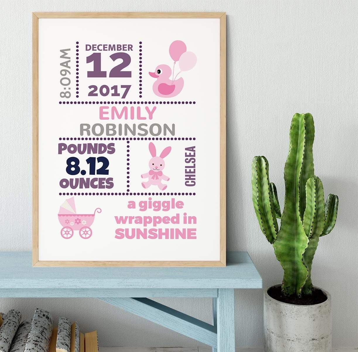 A Giggle Wrapped in Sunshine Framed Print
