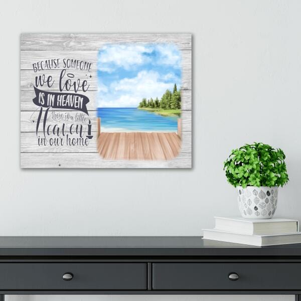 A Little Heaven In Our Home Canvas Print