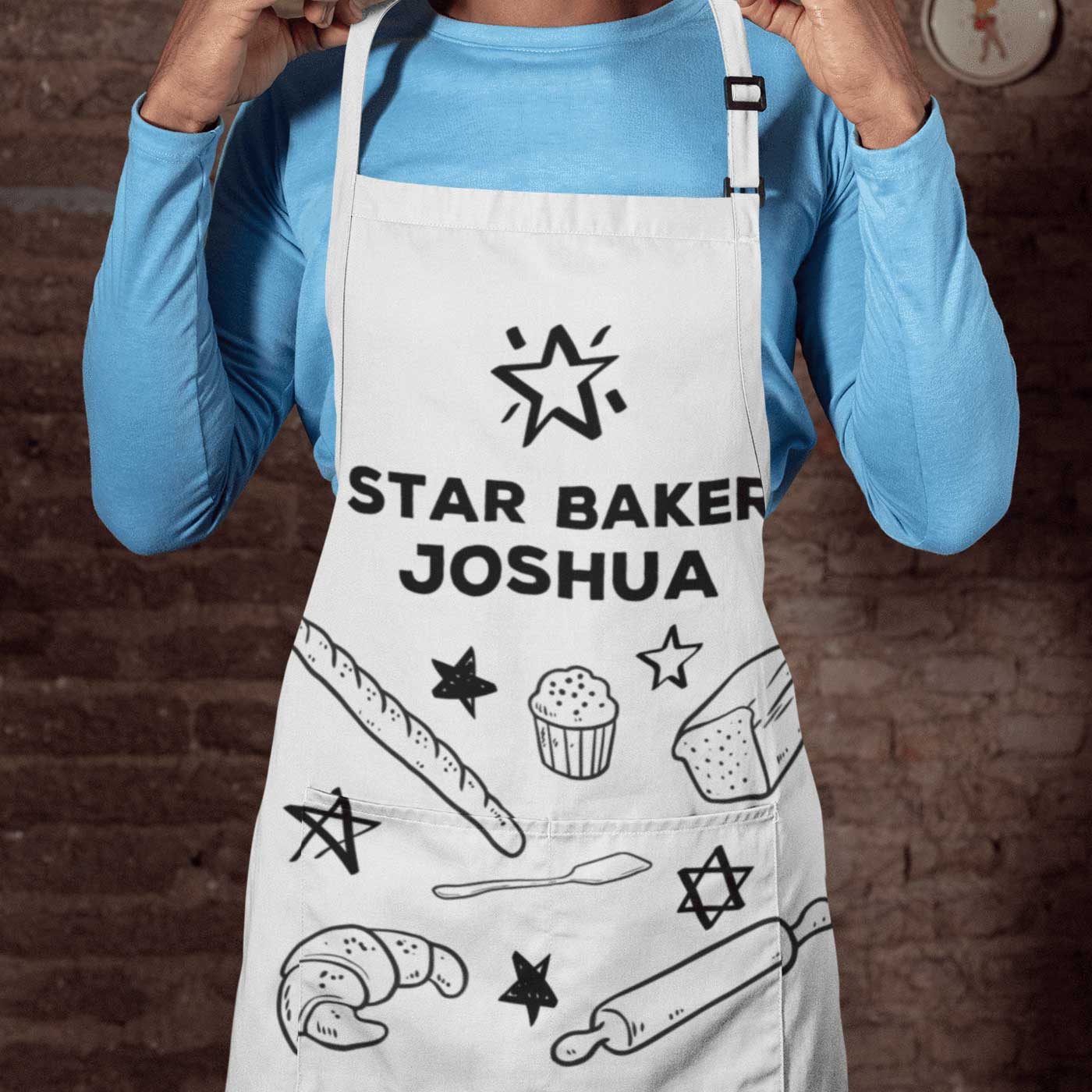 Adults Star Baker Personalised Apron