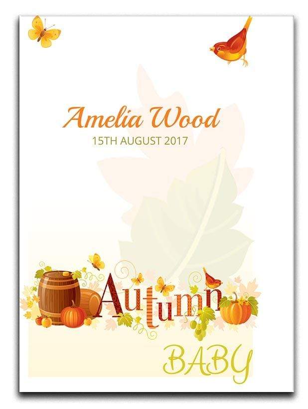 Autumn Baby Framed Print