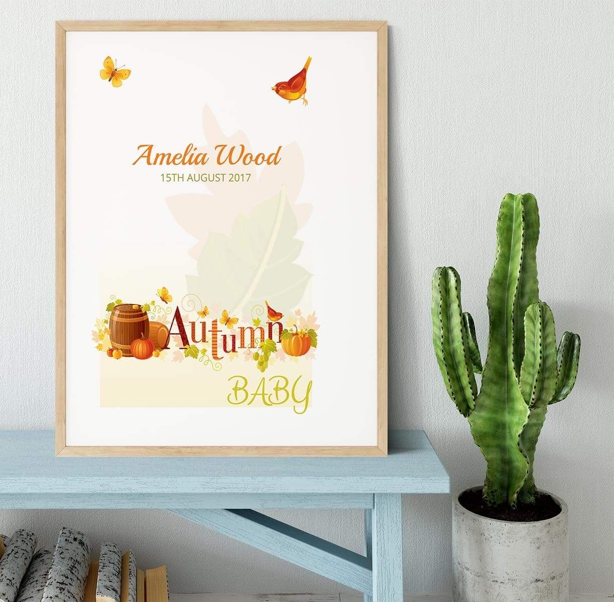 Autumn Baby Framed Print