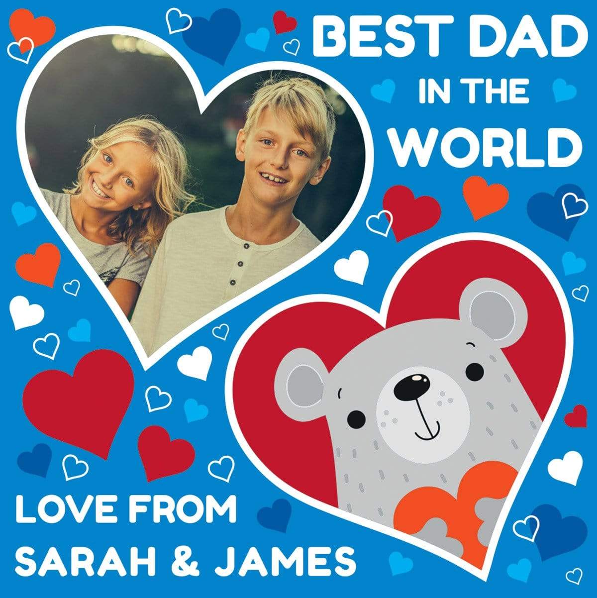 Best Dad In The World Personalised Wrapping Paper