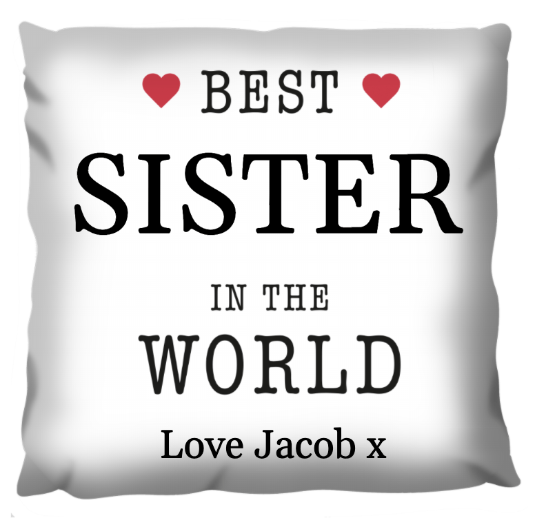 Best In The World Personalised Cushion