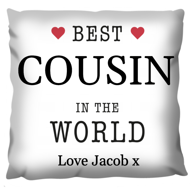 Best In The World Personalised Cushion