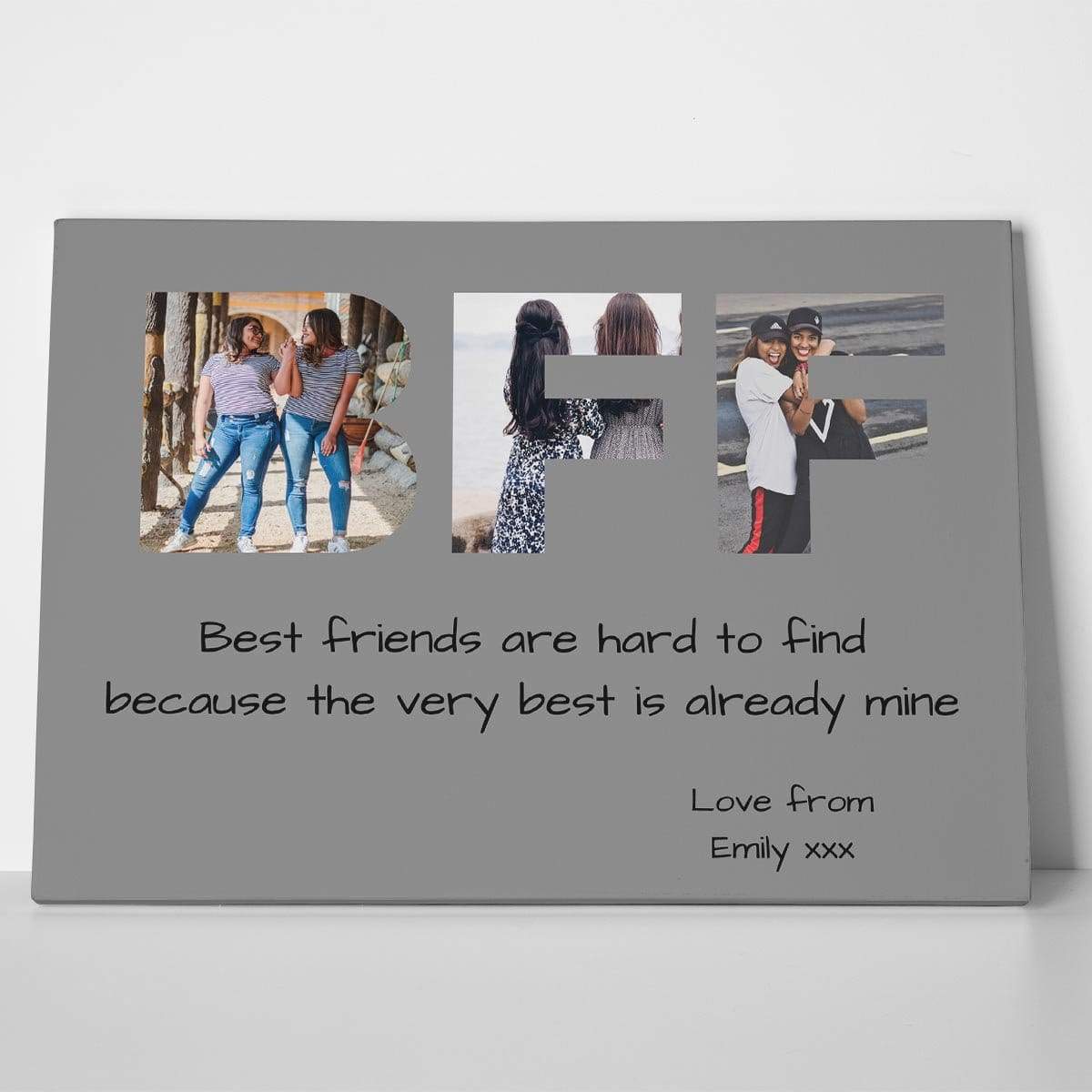 BFF Photo Canvas Print