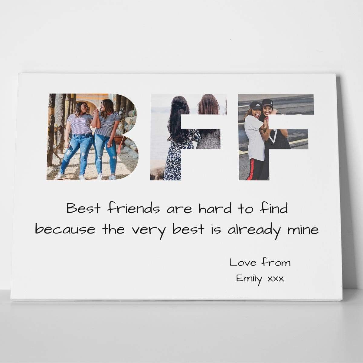 BFF Photo Canvas Print