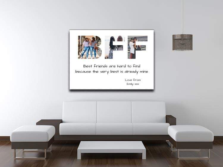 BFF Photo Canvas Print