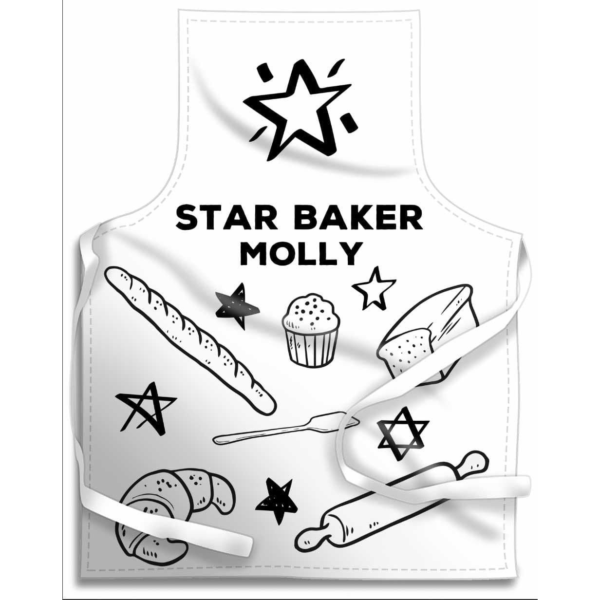 Children's Star Baker Personalised Apron