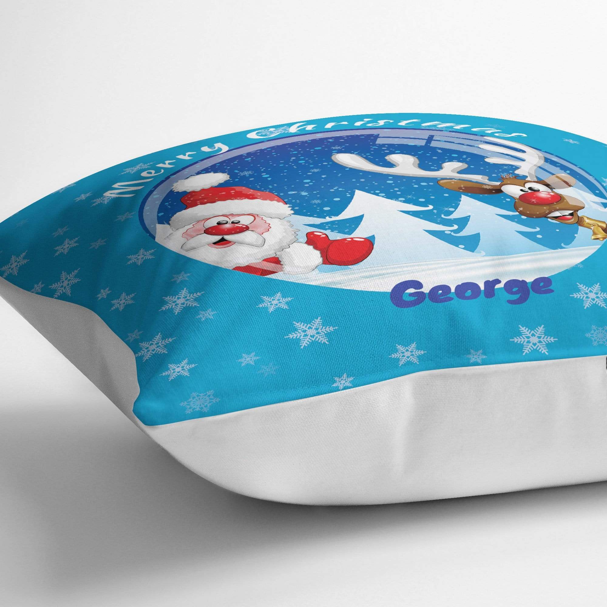 Christmas Snow Globe Cushion