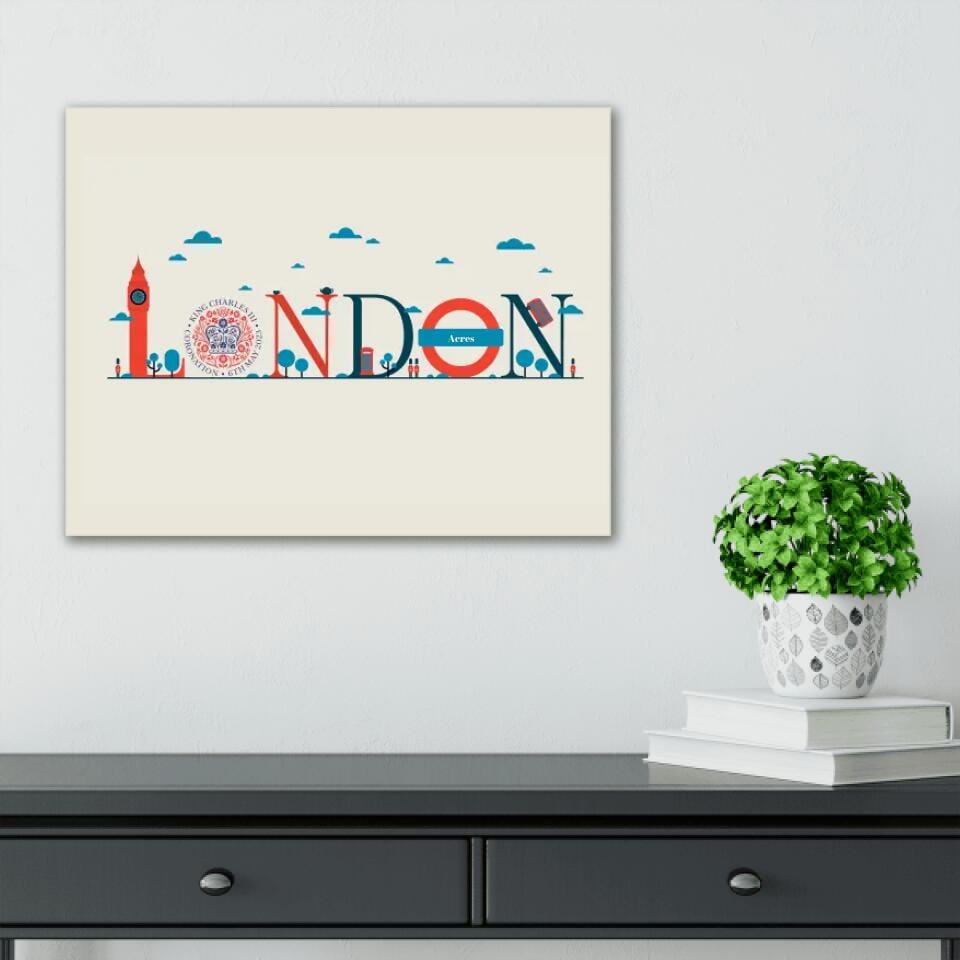 Coronation London Canvas