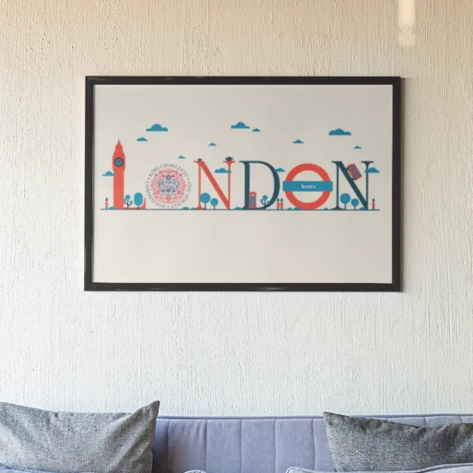 Coronation London  Framed Print