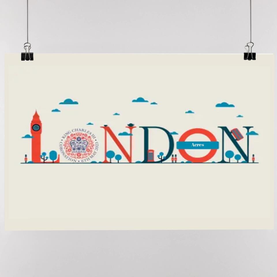 Coronation London Poster