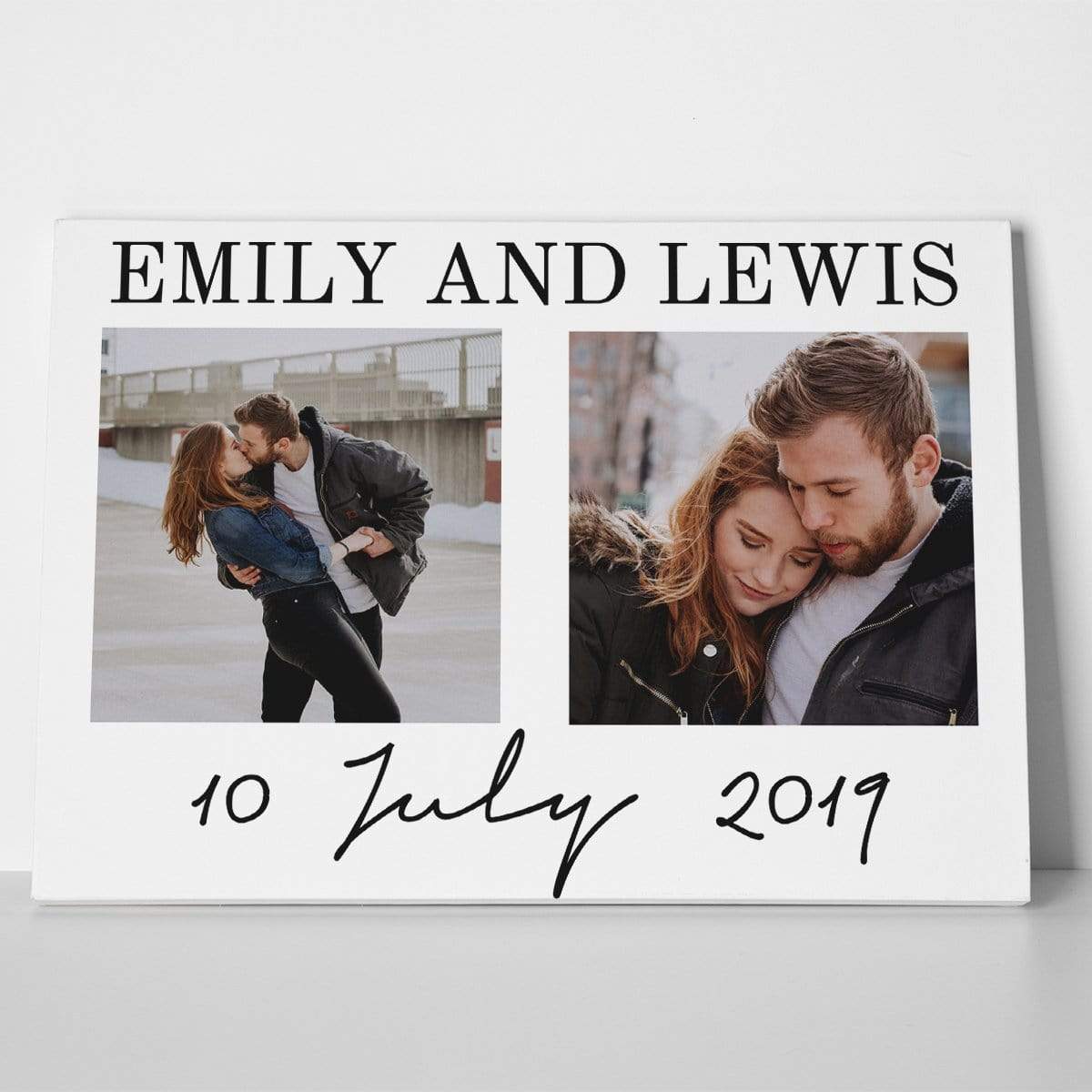 Couple Personalised Canvas Print