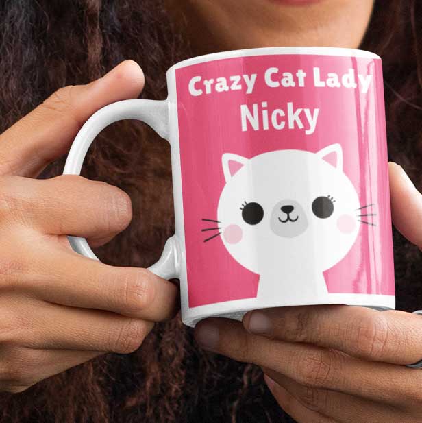 Crazy Cat Lady Photo Mug