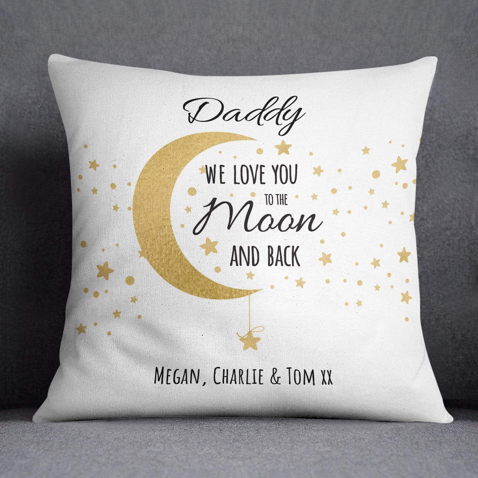 Dad Moon and Back Cushion