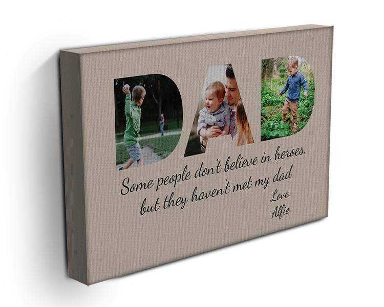 DAD Photo Canvas Print