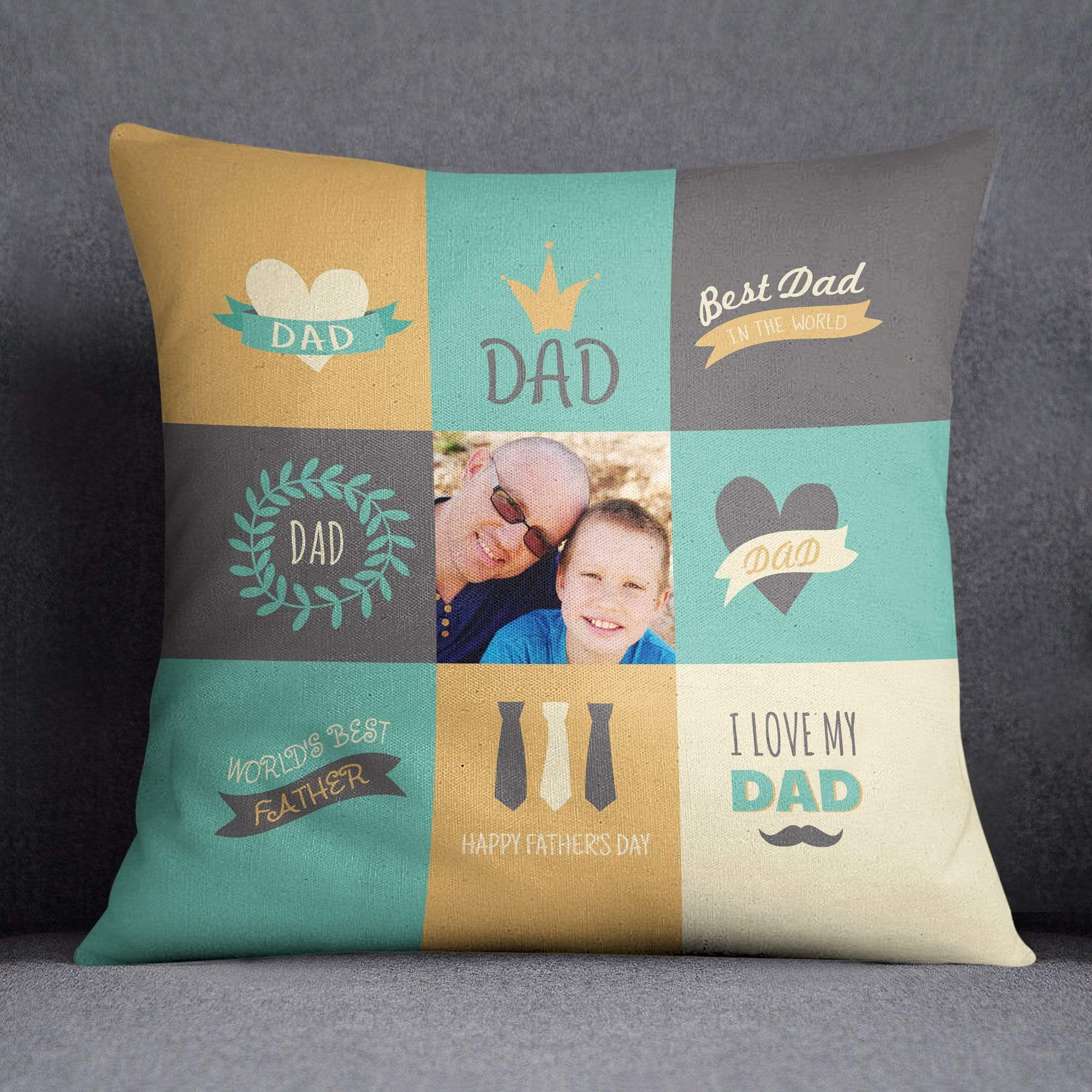 Fathers Day Collage Cushion