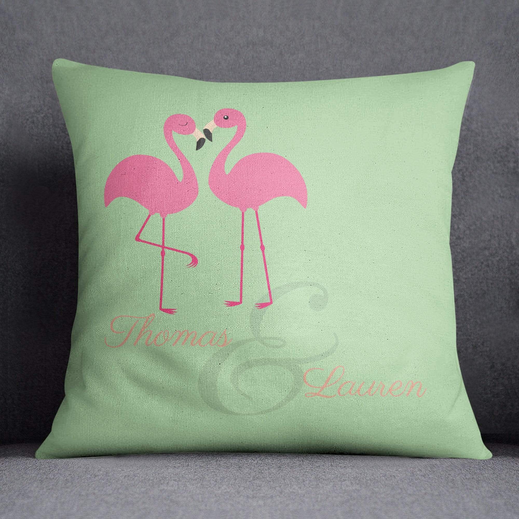 Flamingo Names Cushion