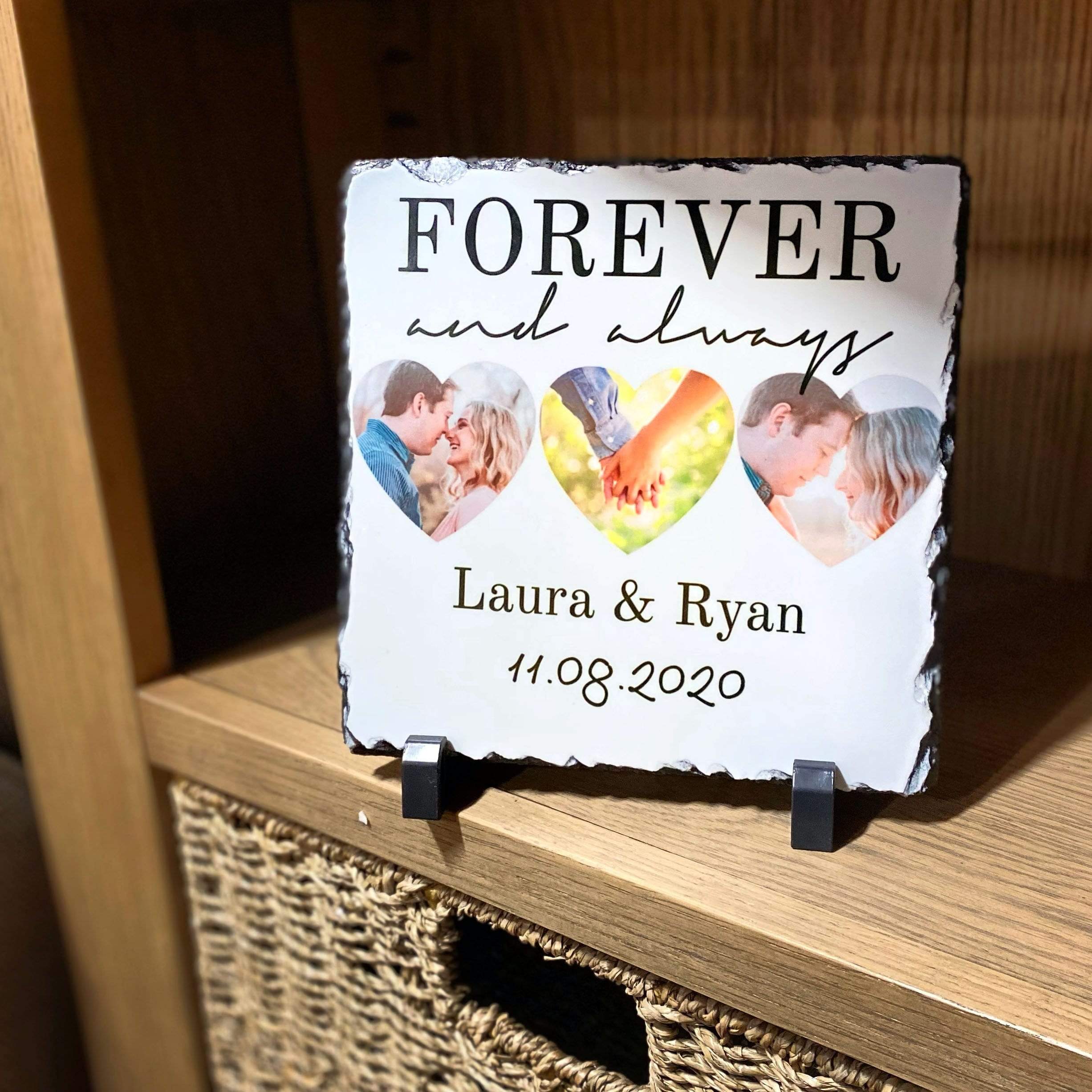Forever and Always Photo Slate