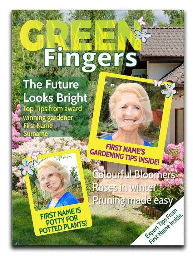 Gardening Magazine Cover Spoof Canvas Print