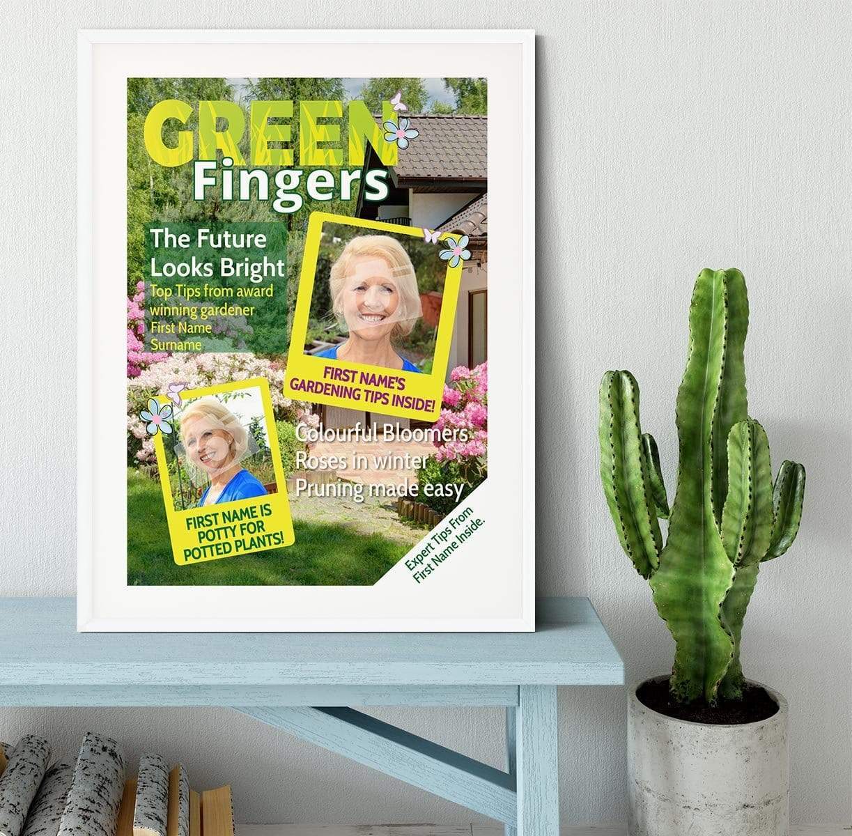Gardening Magazine Cover Spoof Framed Print