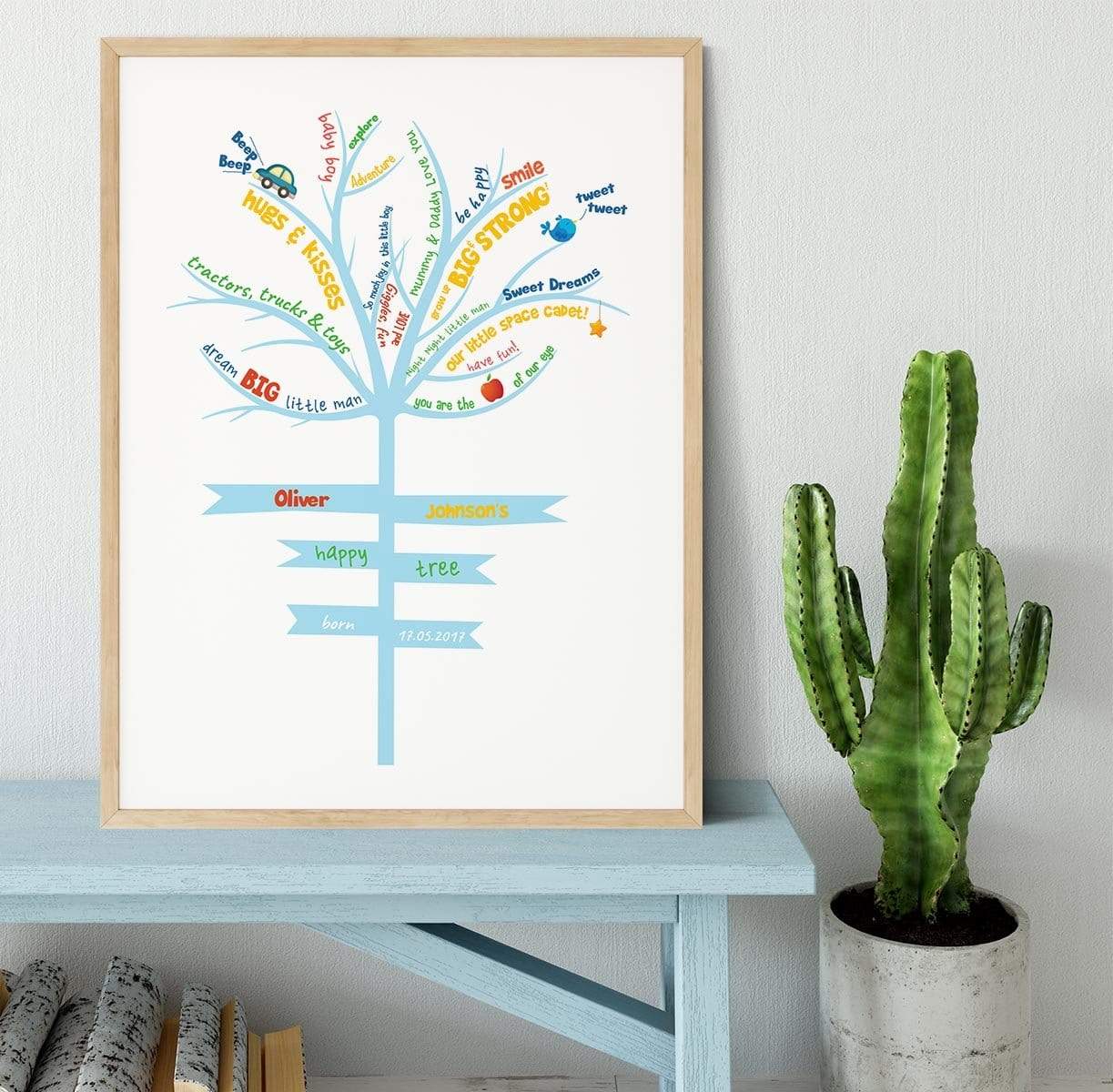 Happy Tree Framed Print