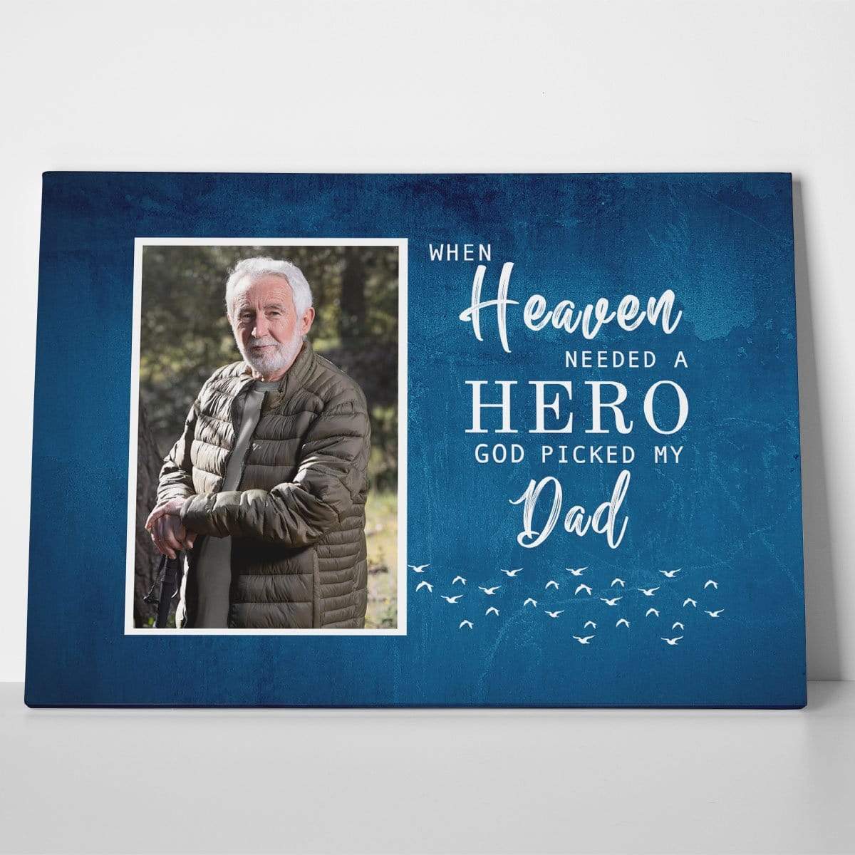 Heaven Needed a Hero Personalised Canvas