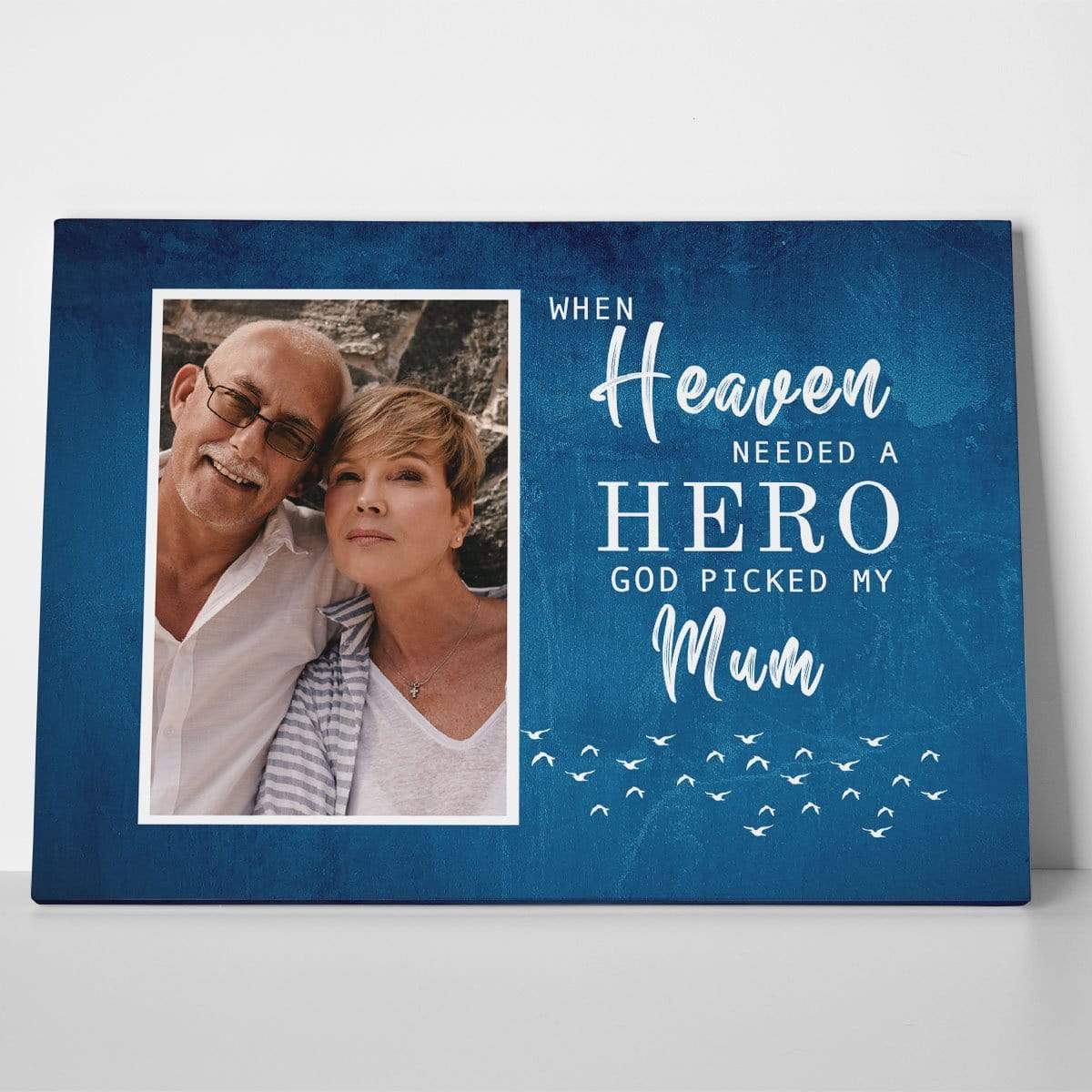 Heaven Needed a Hero Personalised Canvas