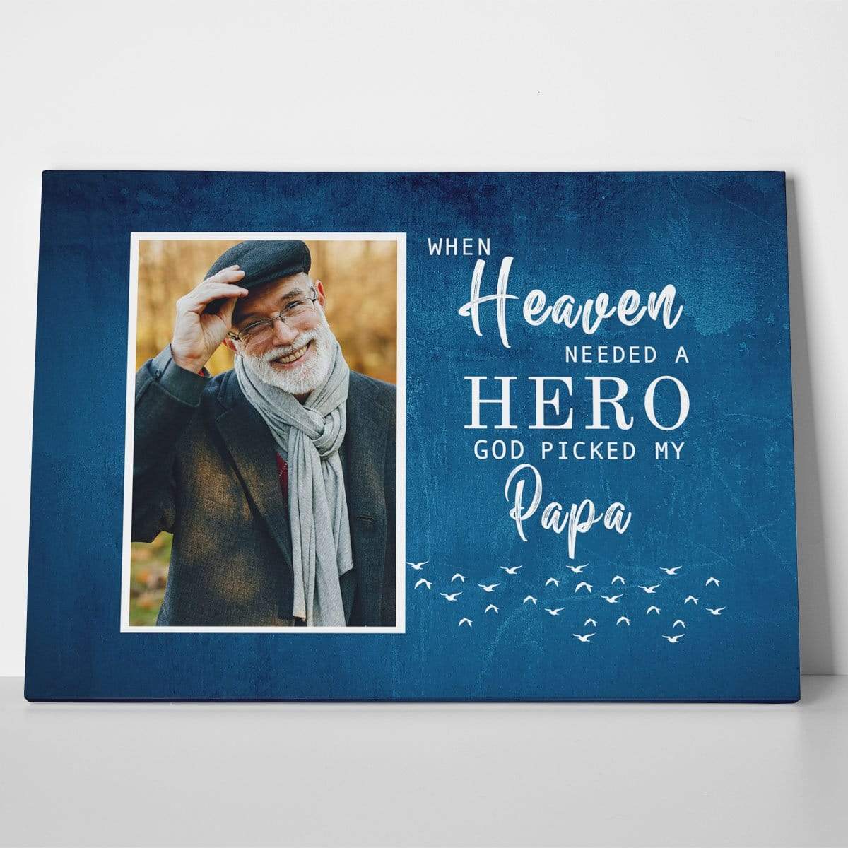Heaven Needed a Hero Personalised Canvas