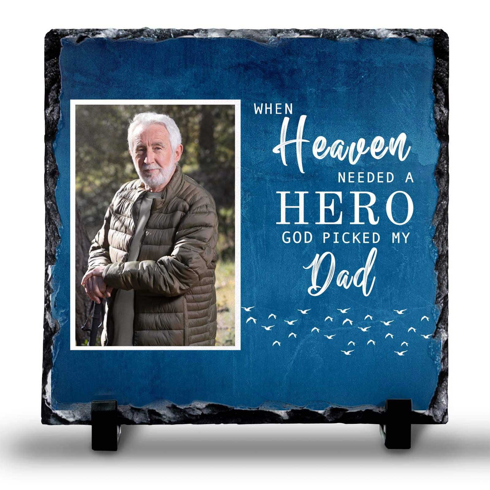 Heaven Needed A Hero Photo Rock Slate