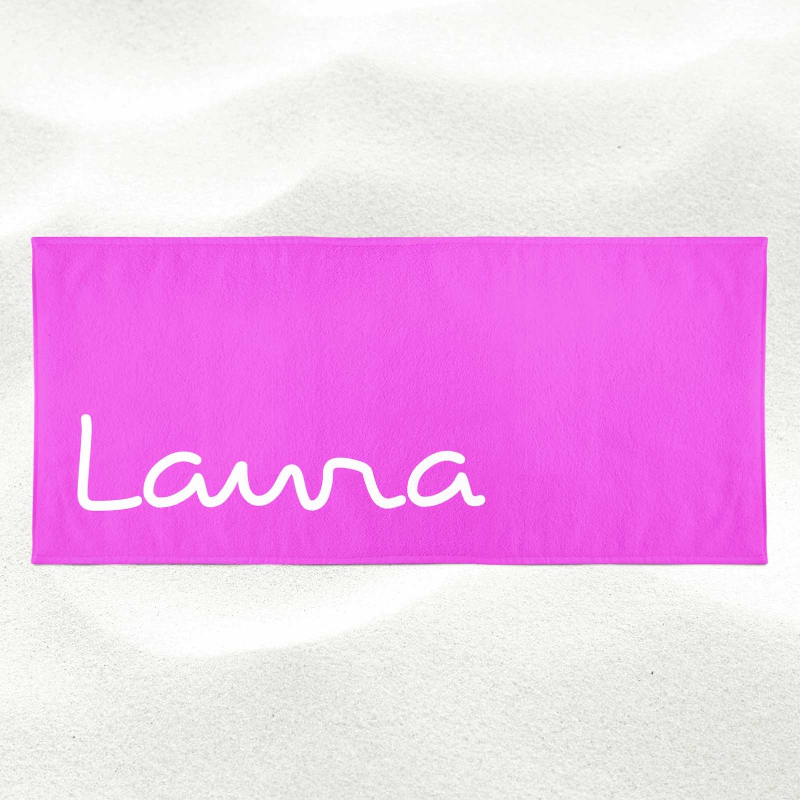 Island Inspired Personalised Beach Towel