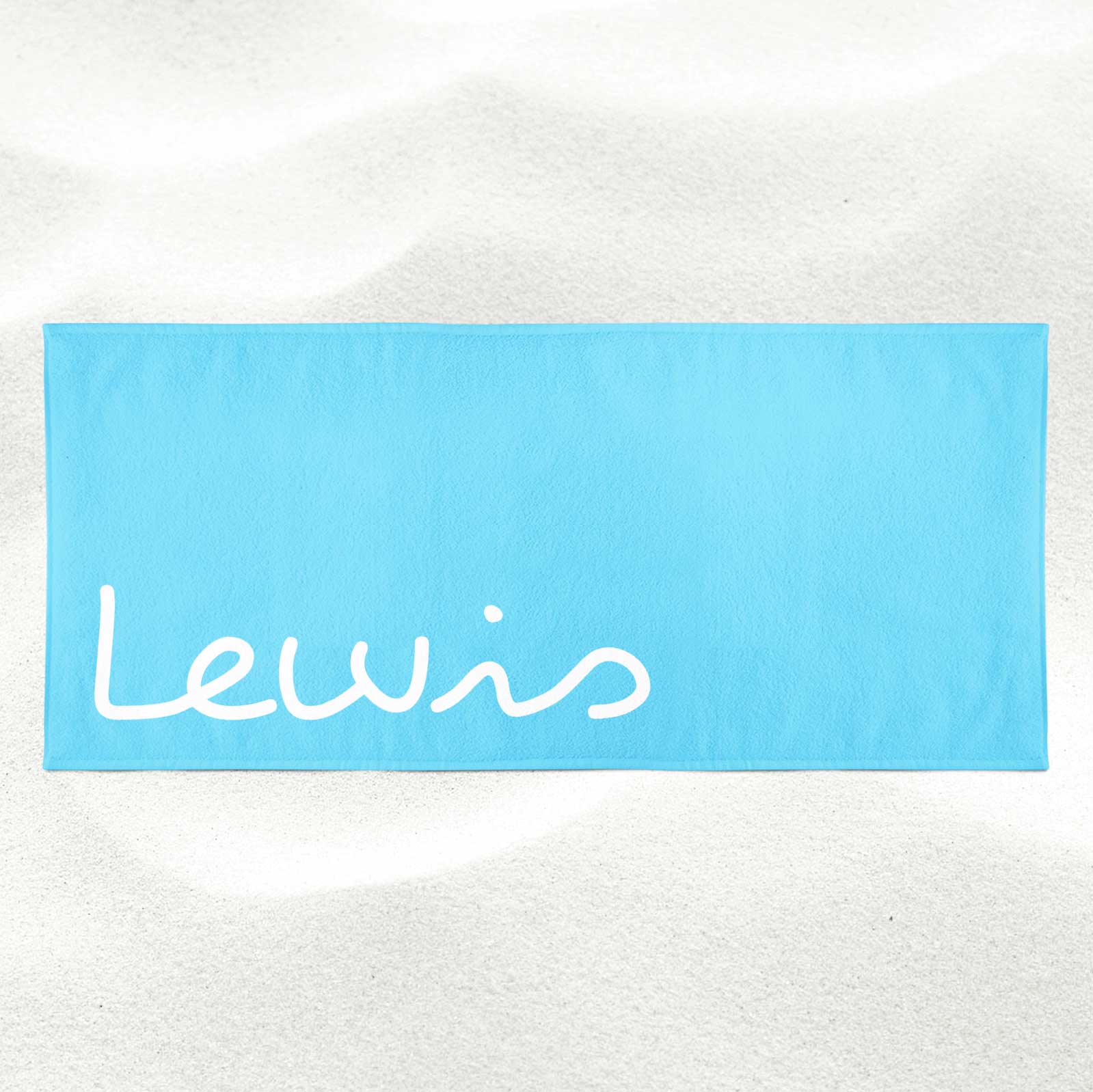 Island Inspired Personalised Beach Towel