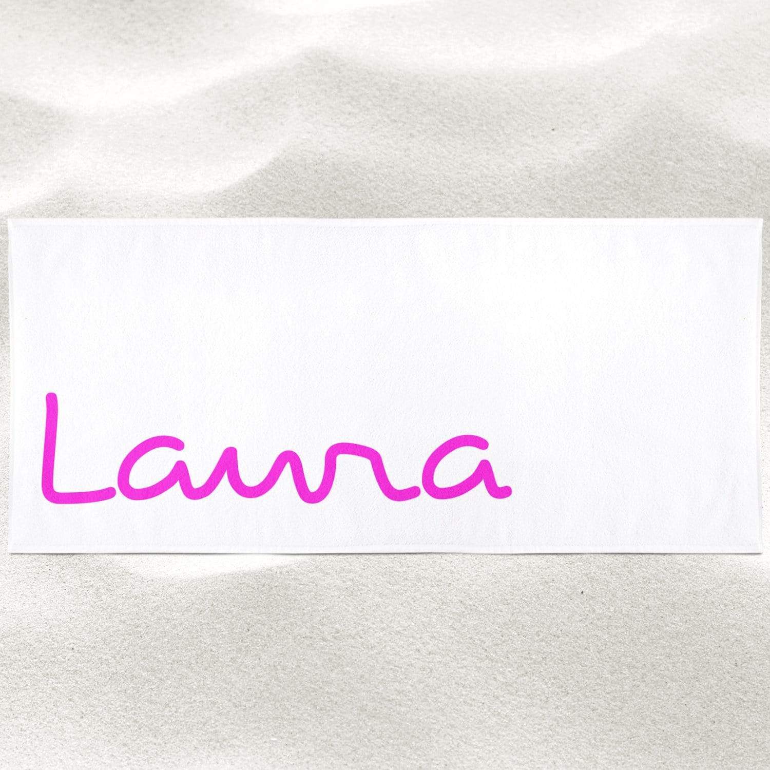 Island Inspired Personalised Beach Towel