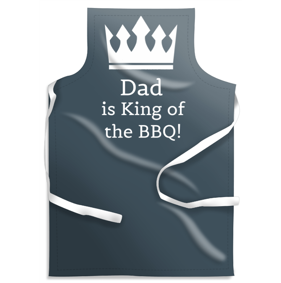 King of The BBQ Personalised Apron
