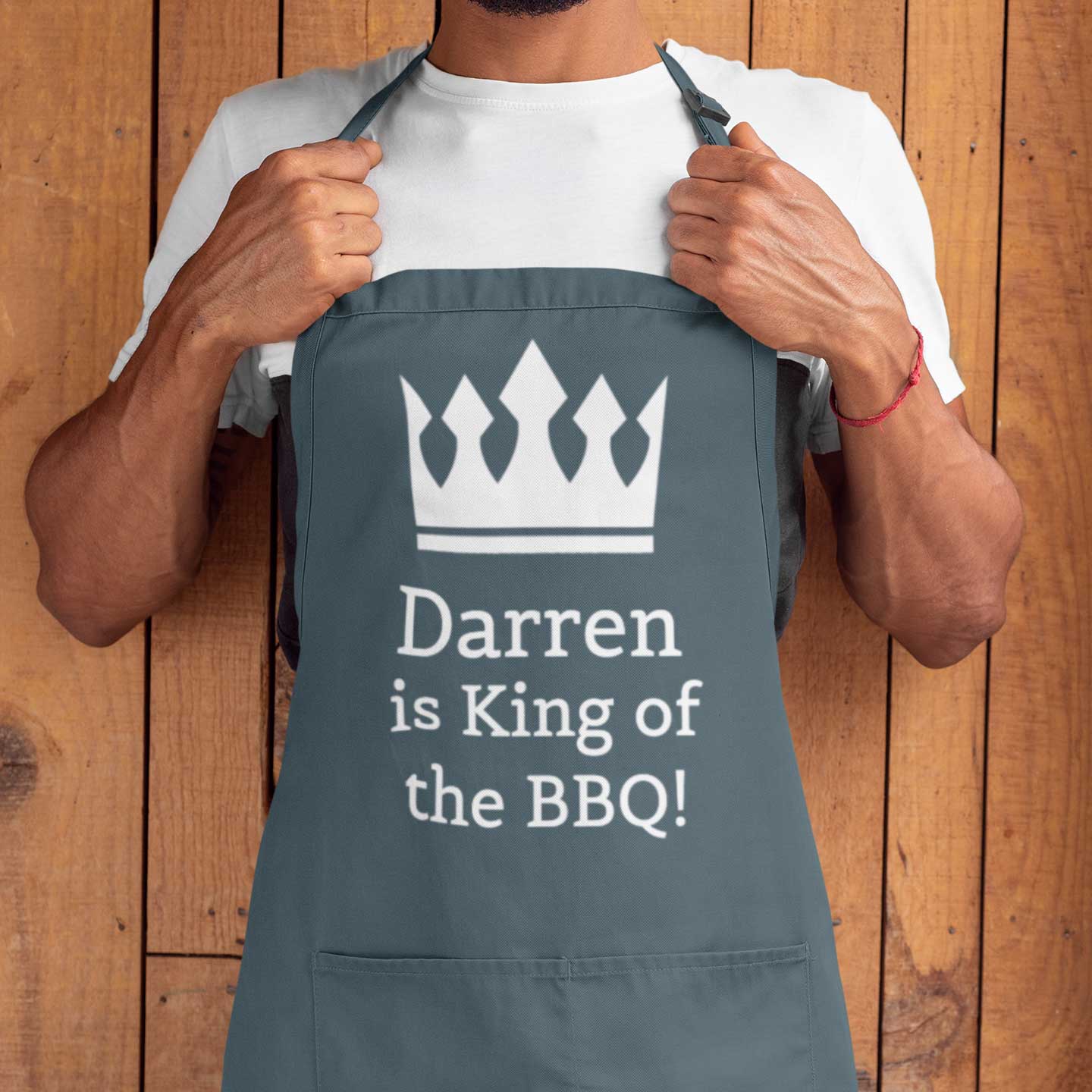 King of The BBQ Personalised Apron