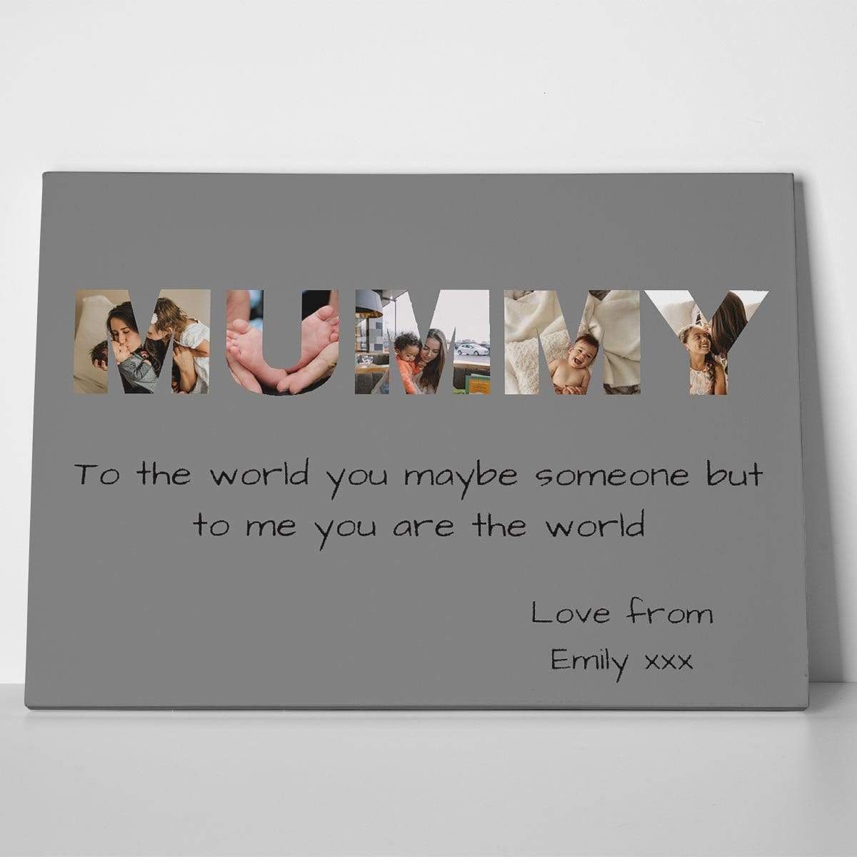 Mum Photo Canvas Print