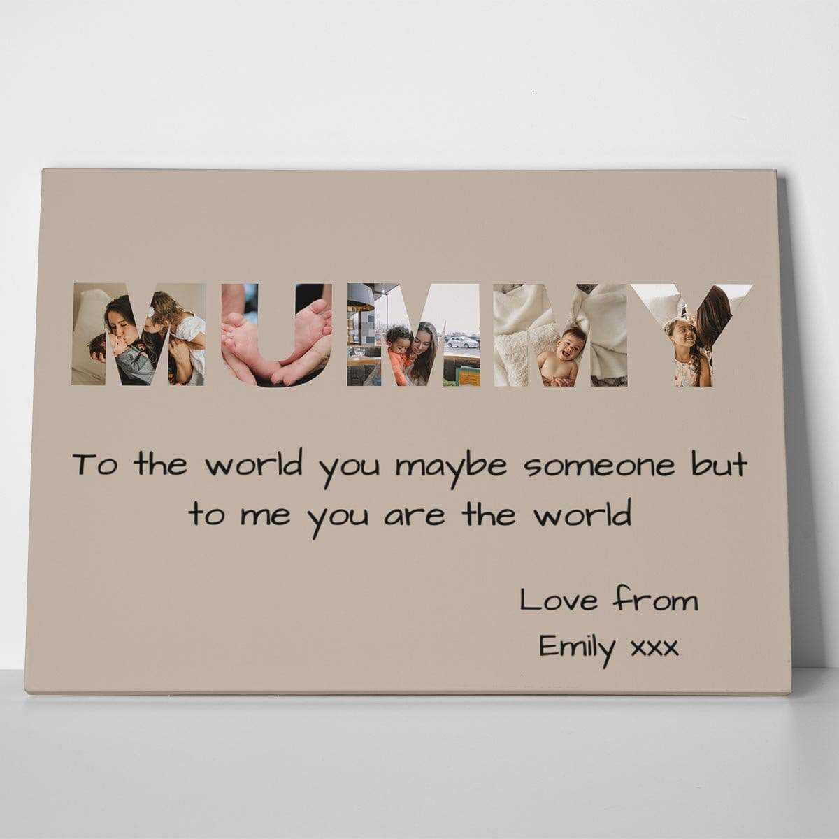 Mum Photo Canvas Print
