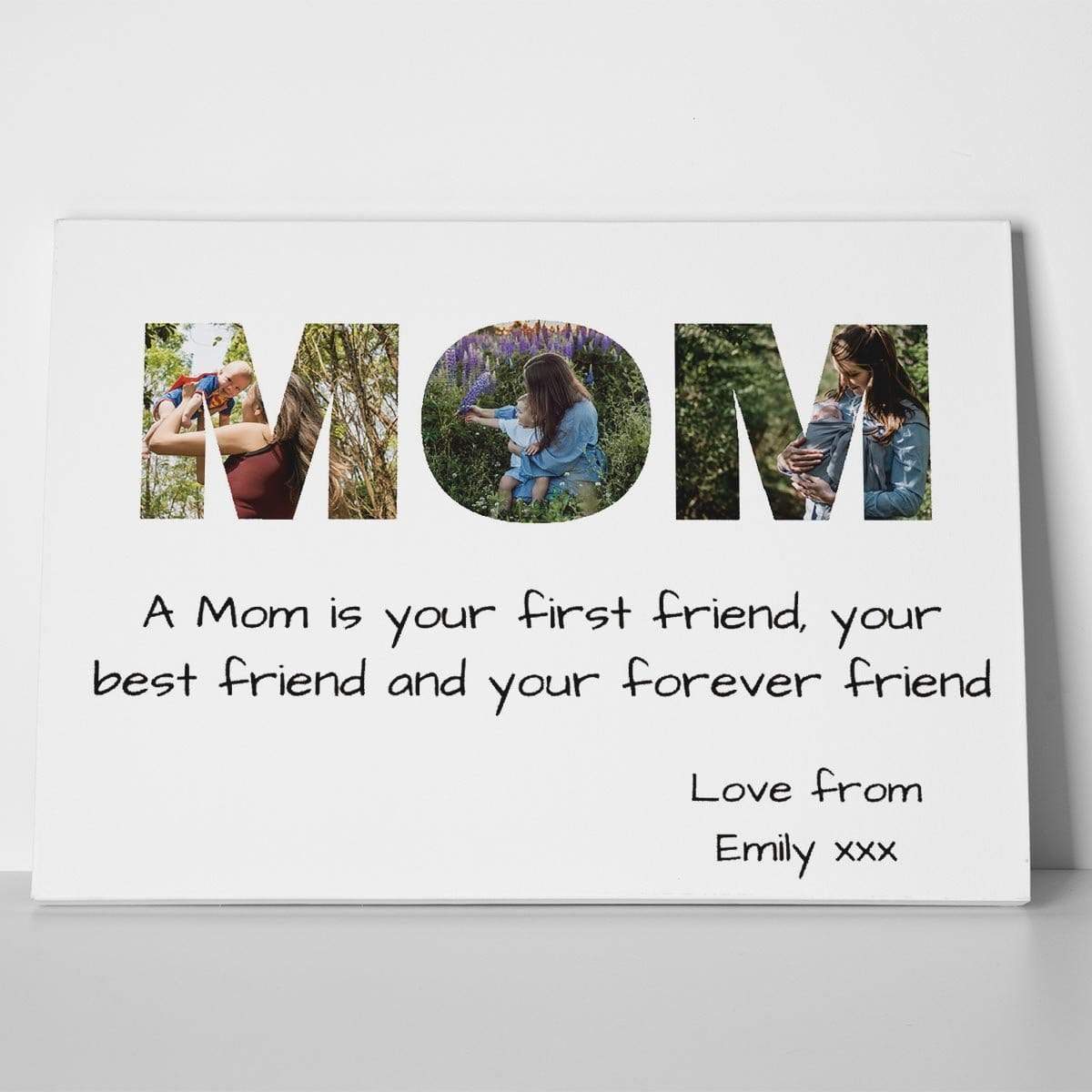 Mum Photo Canvas Print