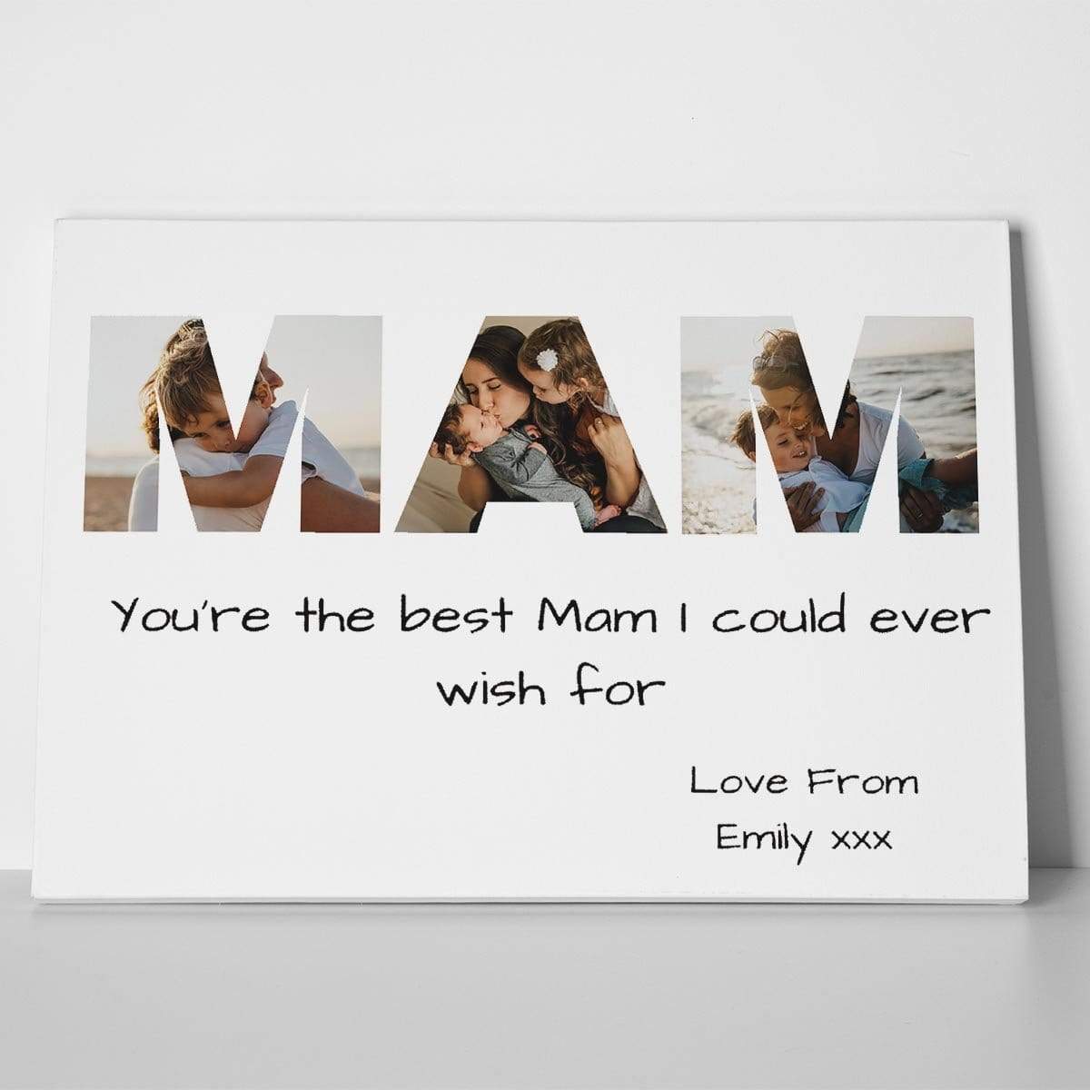 Mum Photo Canvas Print