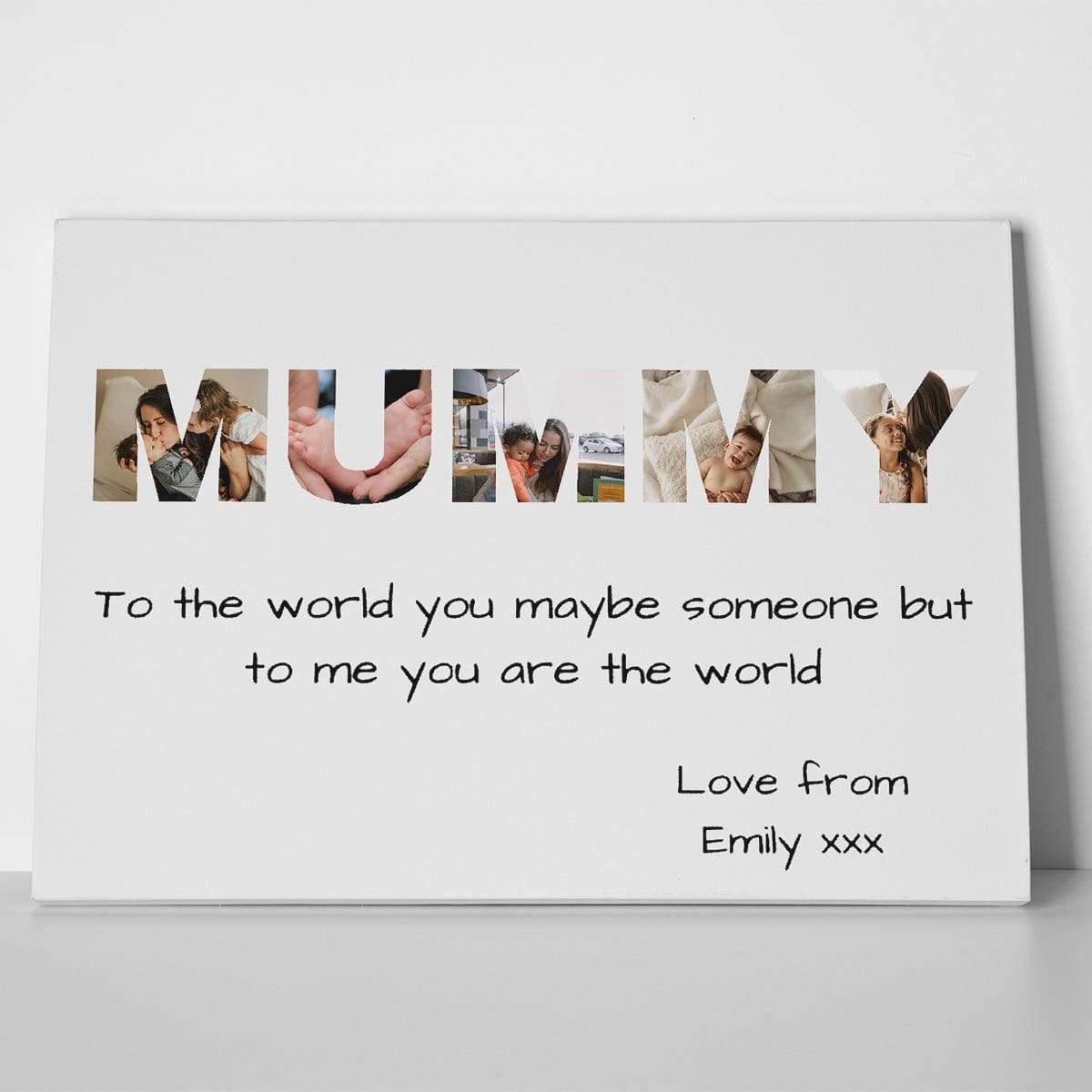 Mum Photo Canvas Print