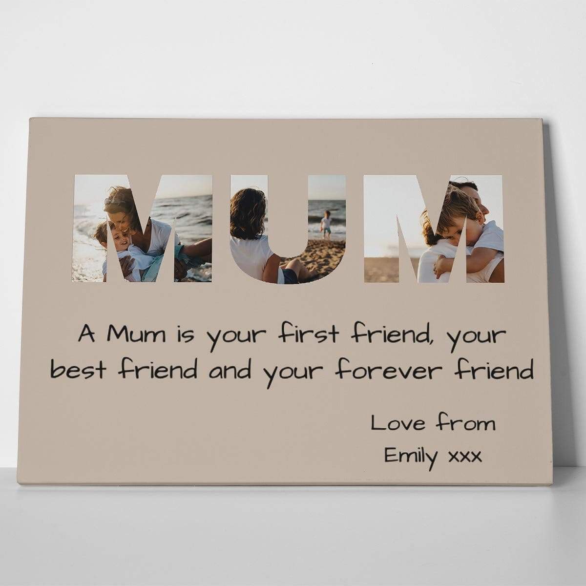 Mum Photo Canvas Print