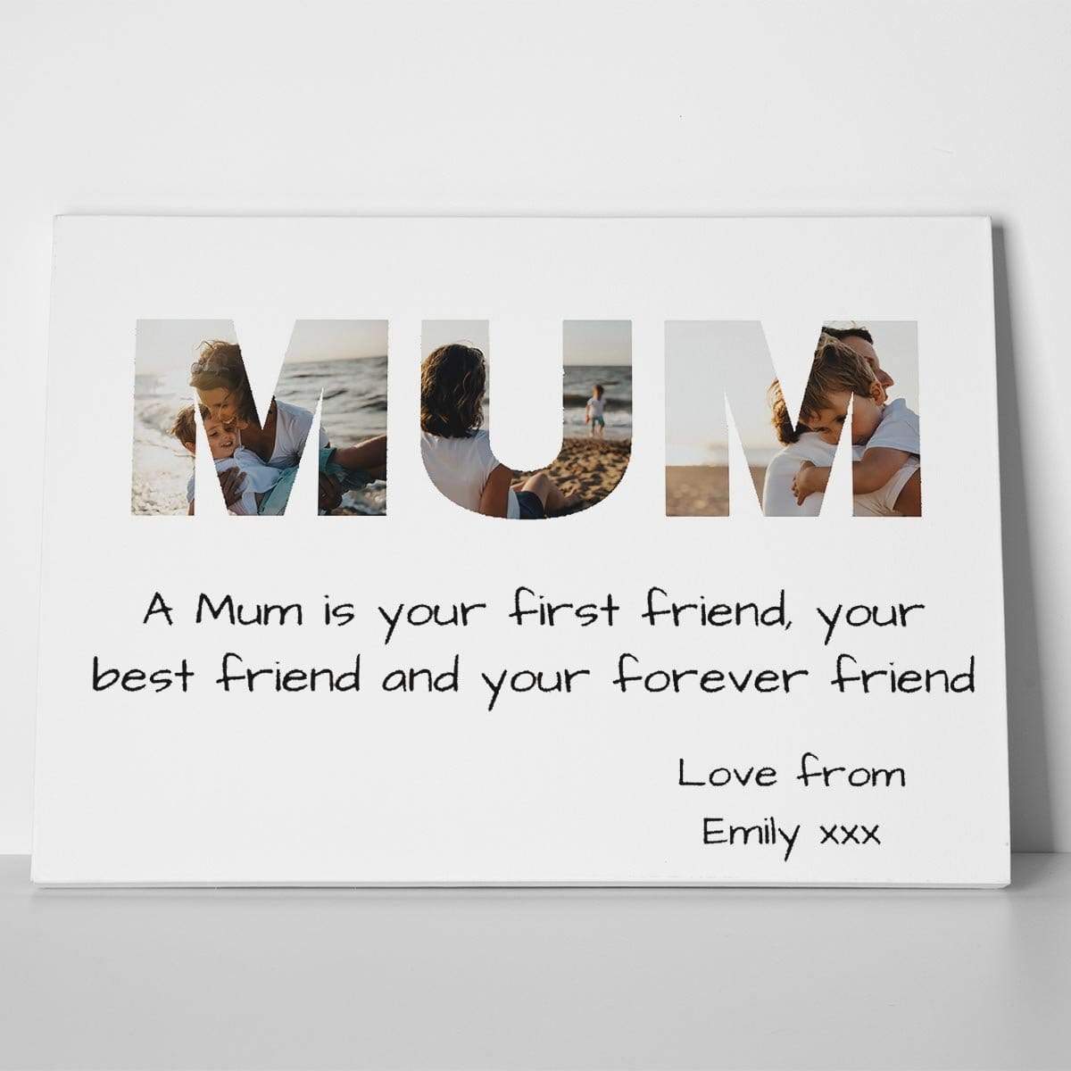 Mum Photo Canvas Print