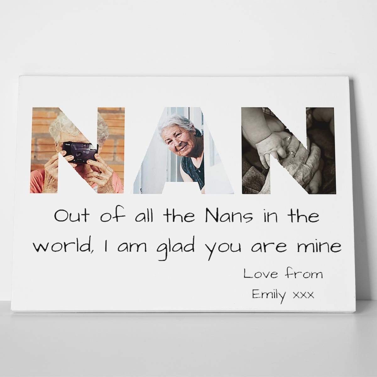 Mum Photo Canvas Print