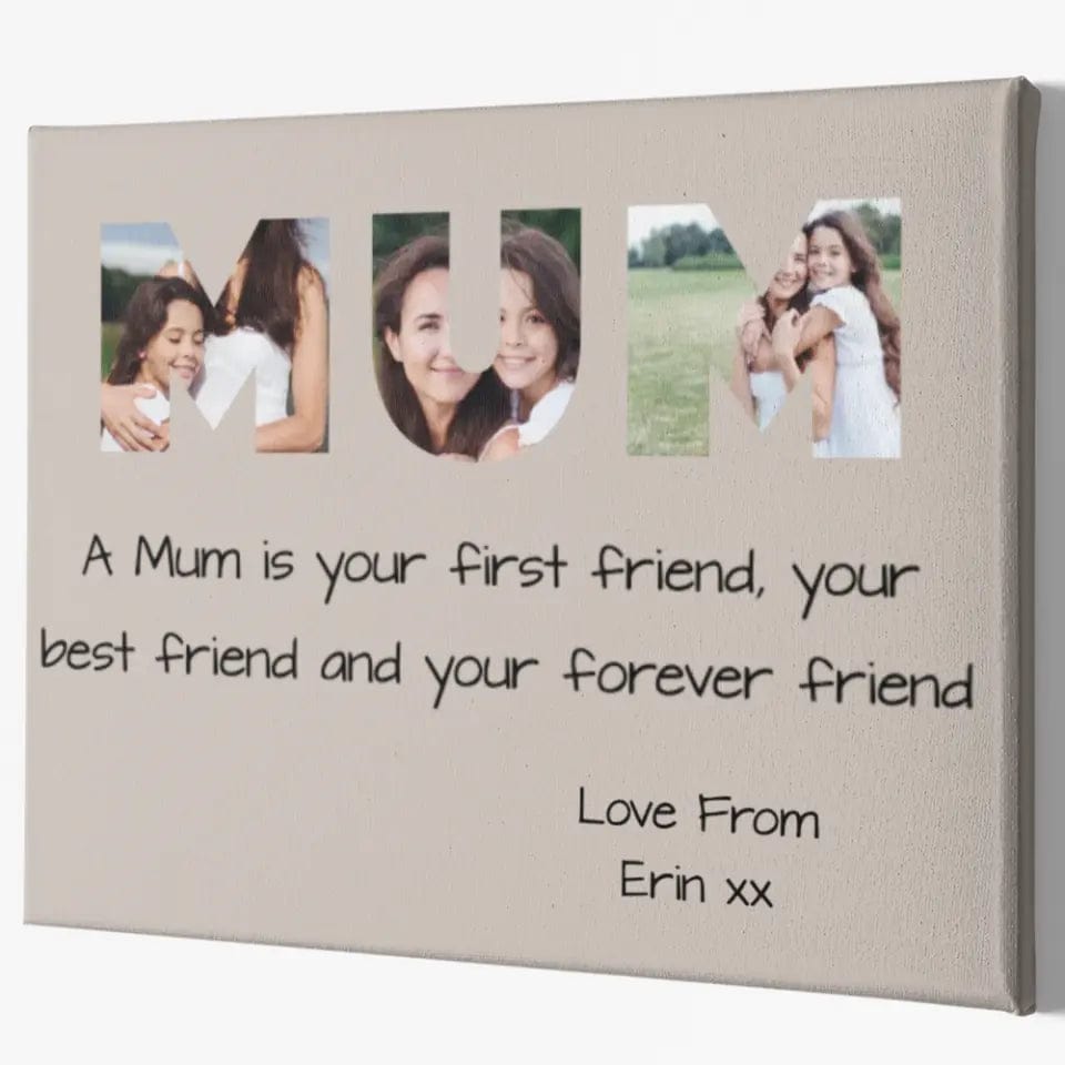 Mum Photo Canvas Print